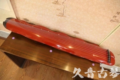 天津●久音古琴  ●典藏系列 20230605 [红洒金蕉叶]（升级必选）