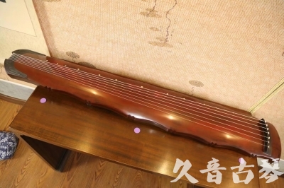天津●久音古琴  ●典藏系列 20230807 [红洒金竹节]